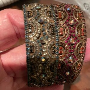 Pair of Sorelli cuff bracelets